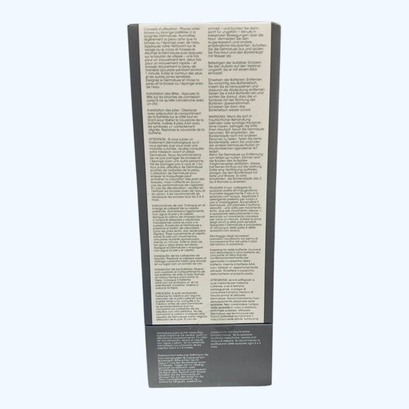 DermaLuxe Advanced Cleansing System – 4 Brush Heads–Face & Body Exfoliating Tool - Picture 5 of 6